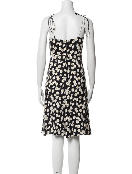 Reformation Floral Print Mini Dress
