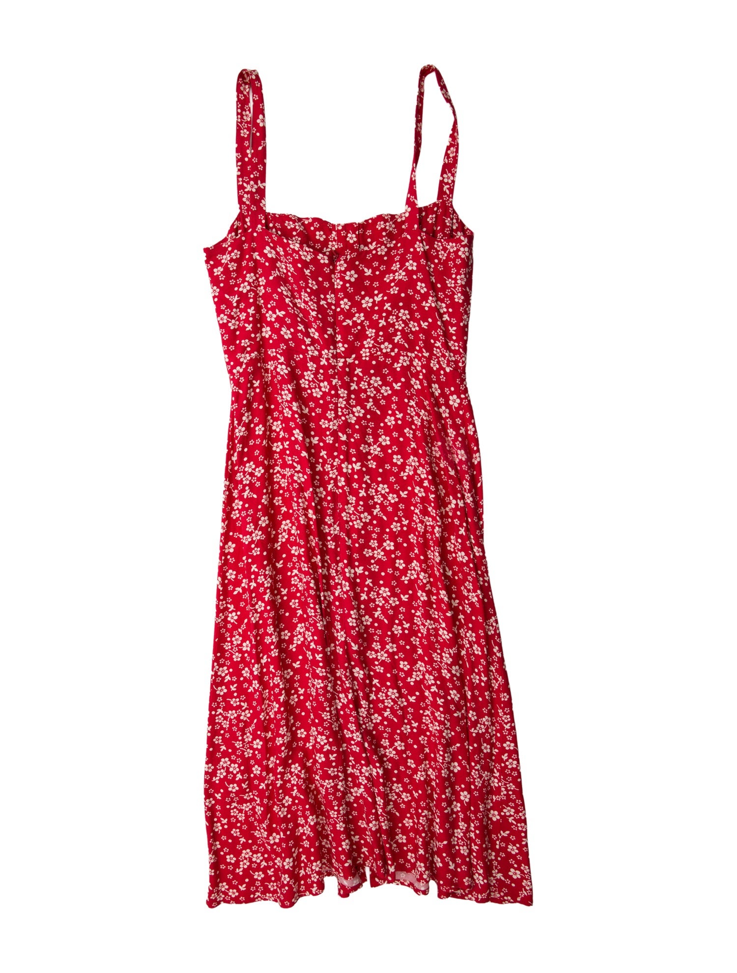 Reformation Printed Knee-Length Dress