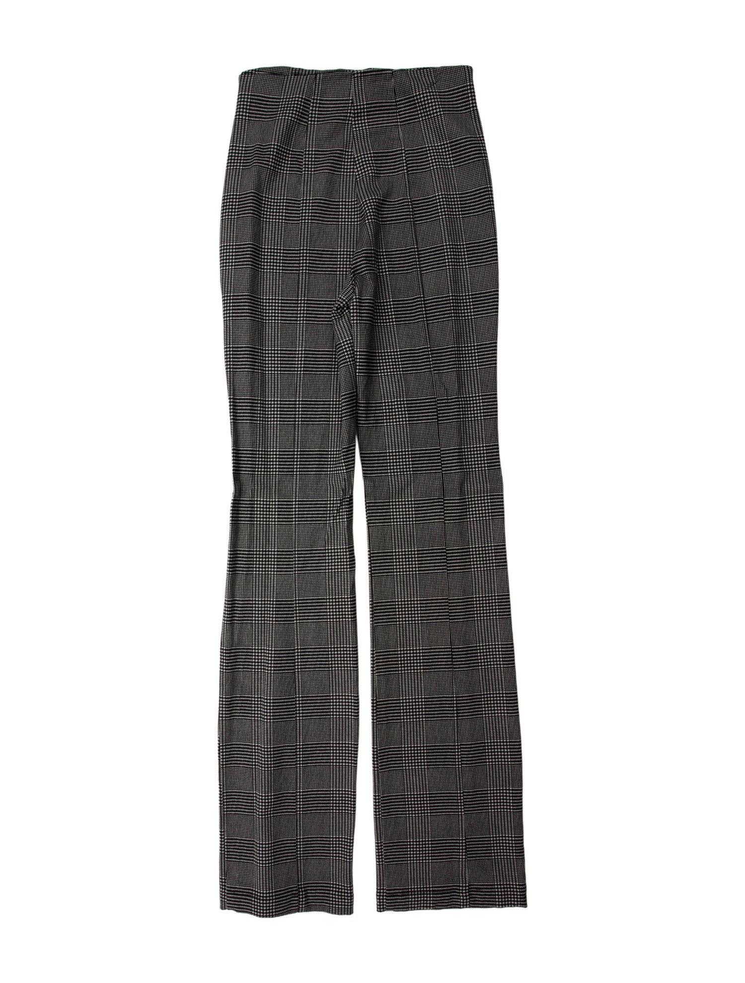 Reformation Plaid Print Straight Leg Pants