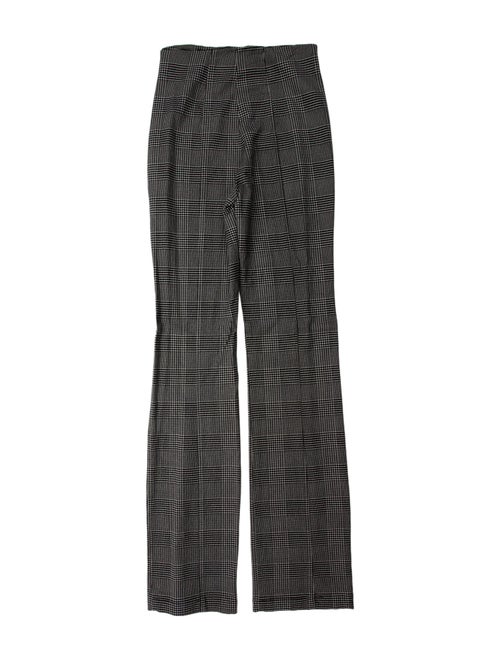 Reformation Plaid Print Straight Leg Pants