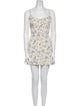 Reformation Floral Print Mini Dress