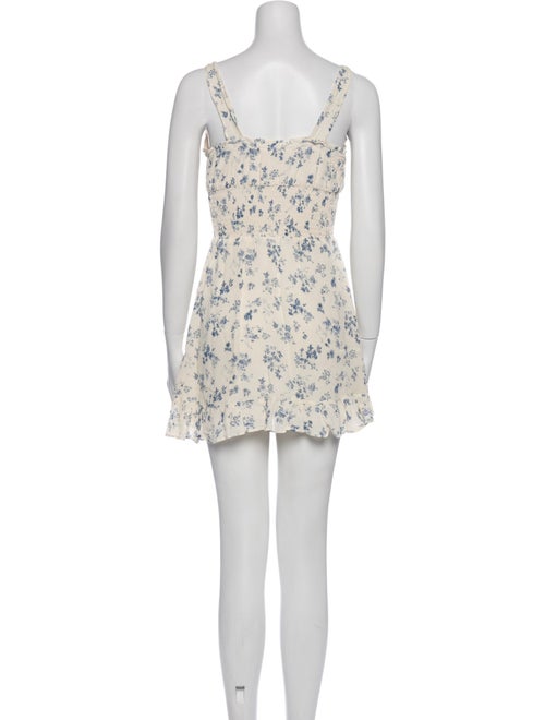 Reformation Floral Print Mini Dress