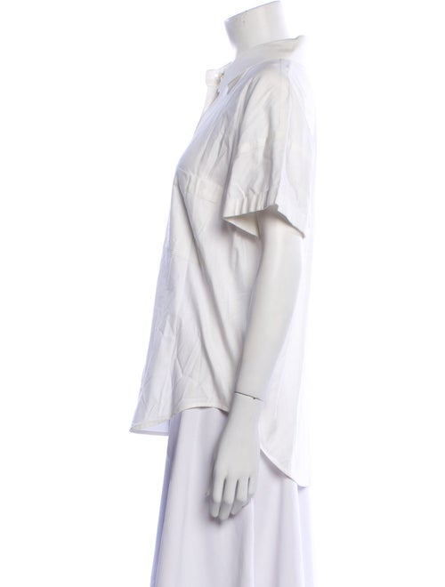 Reformation Short Sleeve Button-Up Top