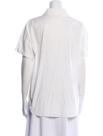 Reformation Short Sleeve Button-Up Top