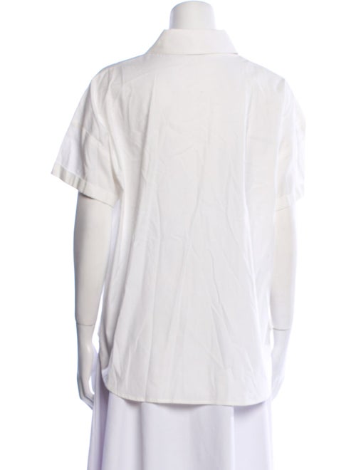 Reformation Short Sleeve Button-Up Top