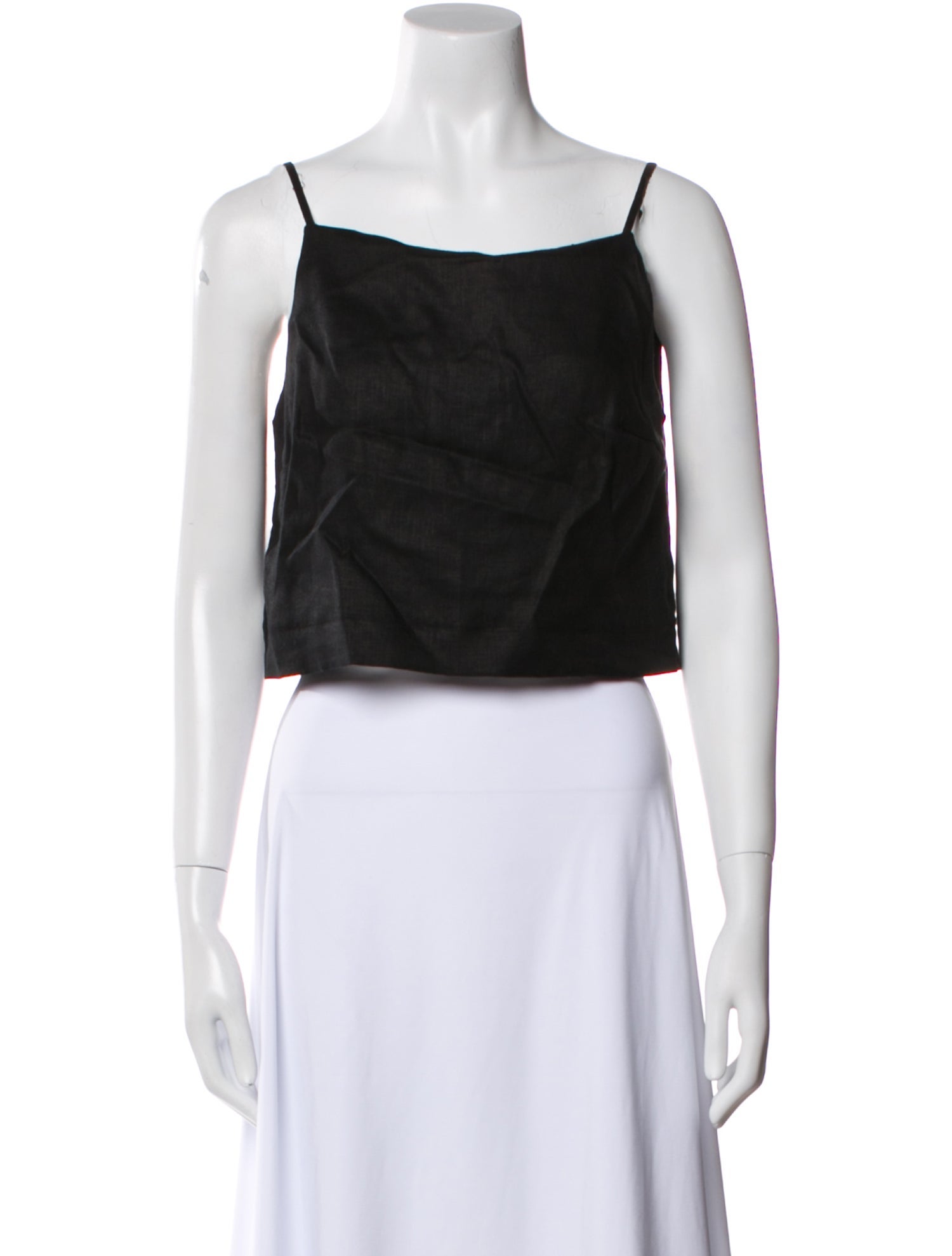 Reformation Linen Square Neckline Crop Top w/ Tags