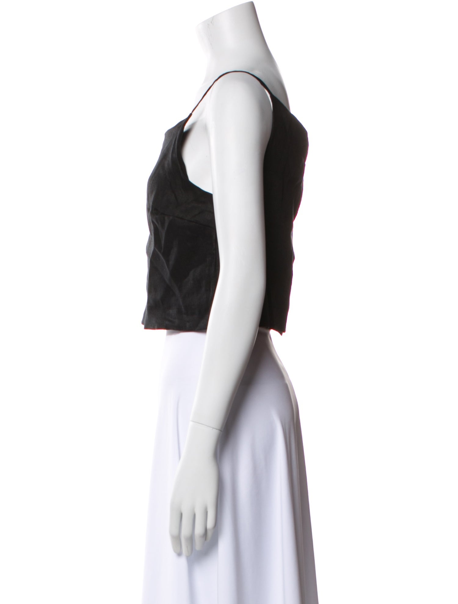 Reformation Linen Square Neckline Crop Top w/ Tags