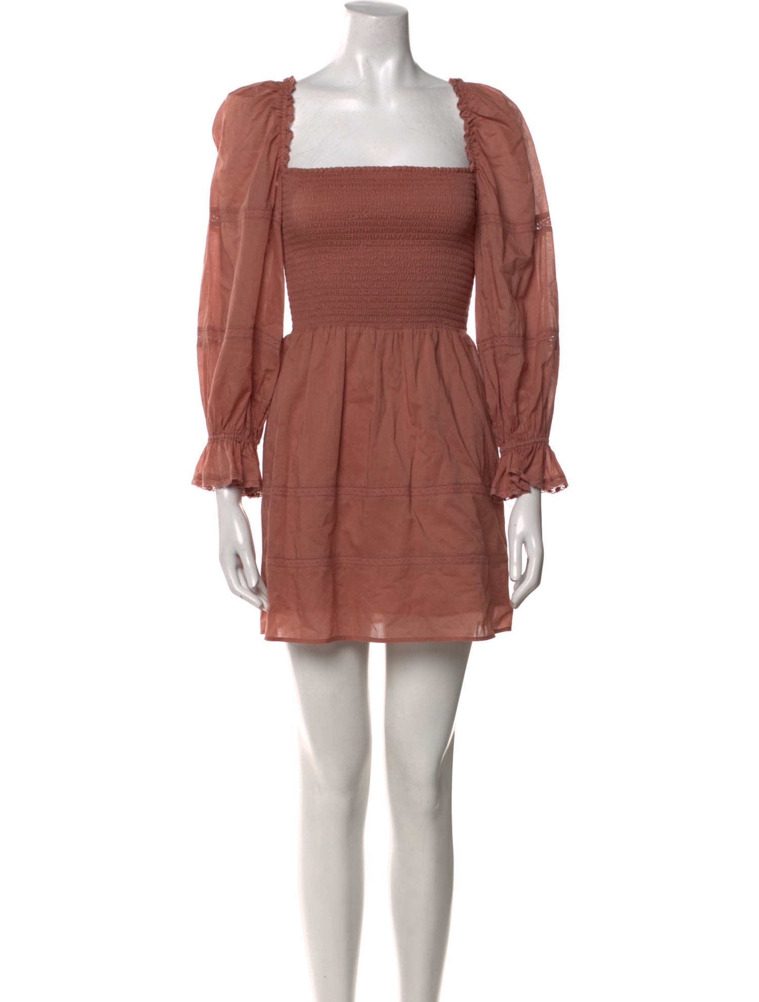 Reformation Square Neckline Mini Dress