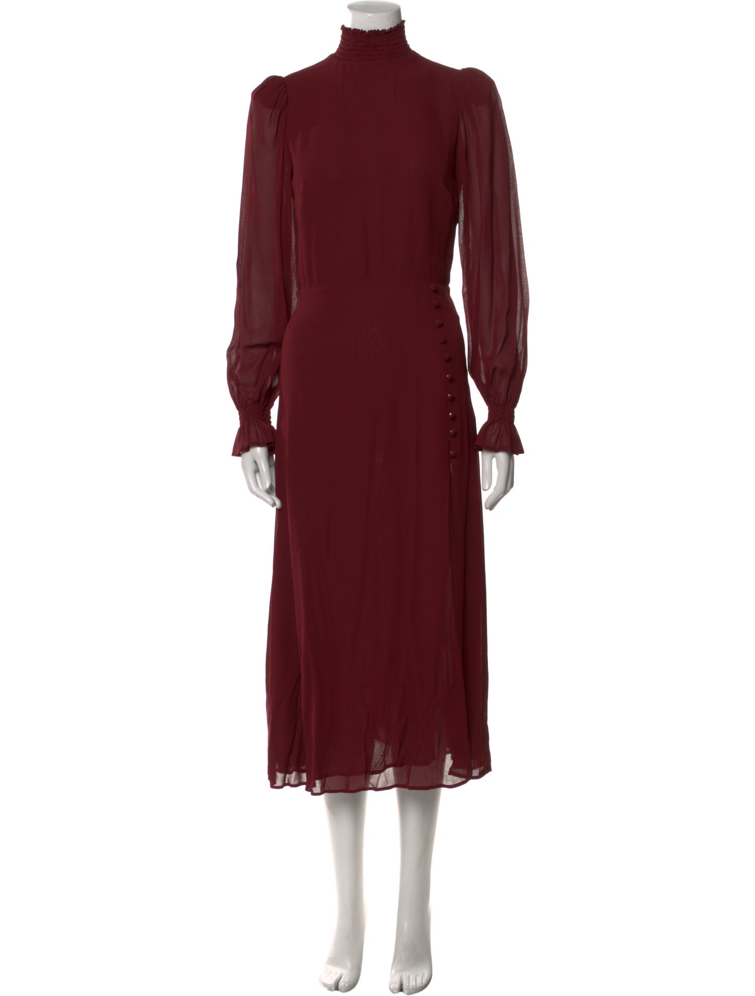Reformation Turtleneck Long Dress