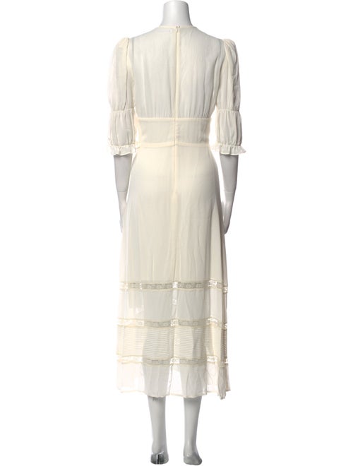 Reformation V-Neck Long Dress