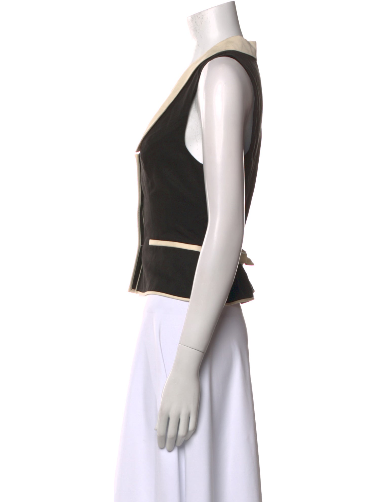 Reformation Colorblock Pattern Square Neckline Crop Top w/ Tags