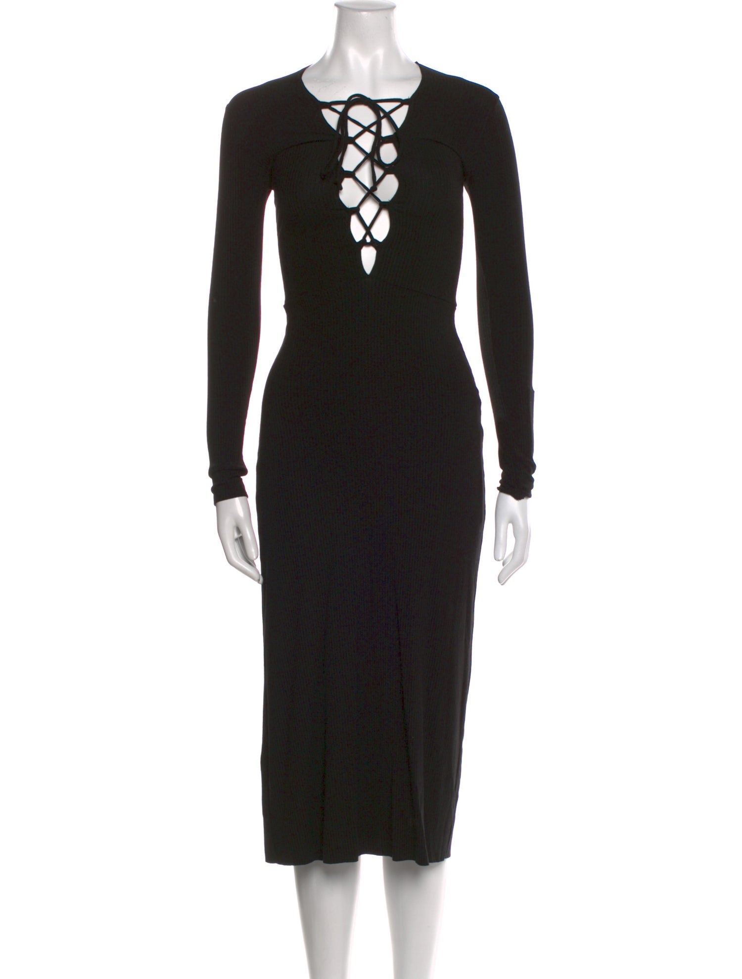 Reformation Tie Neck Midi Length Dress w/ Tags