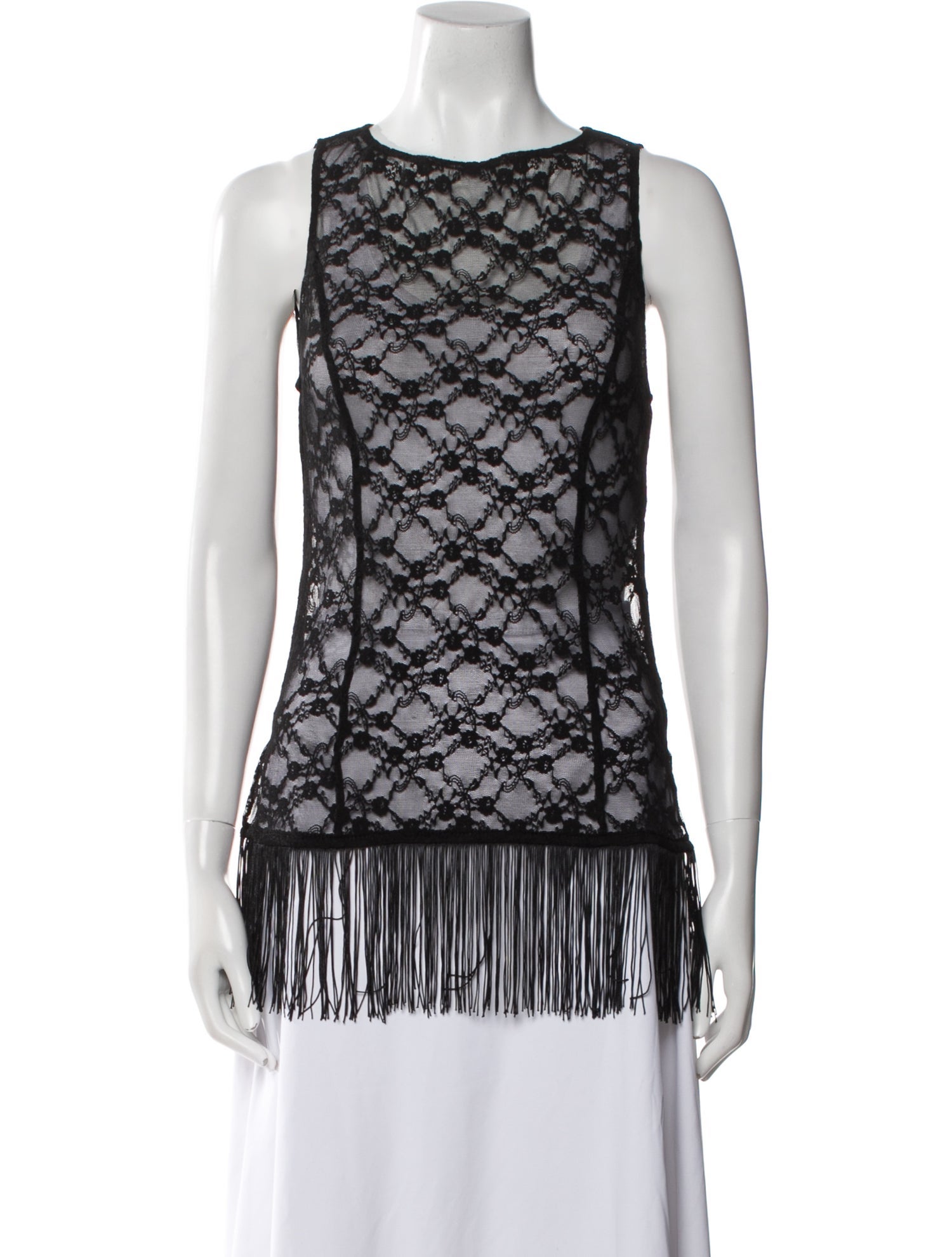 Reformation Printed Bateau Neckline Top