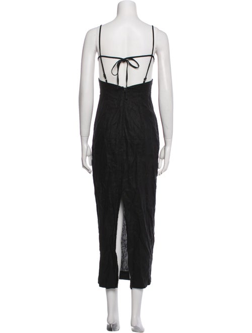 Reformation Linen Midi Length Dress