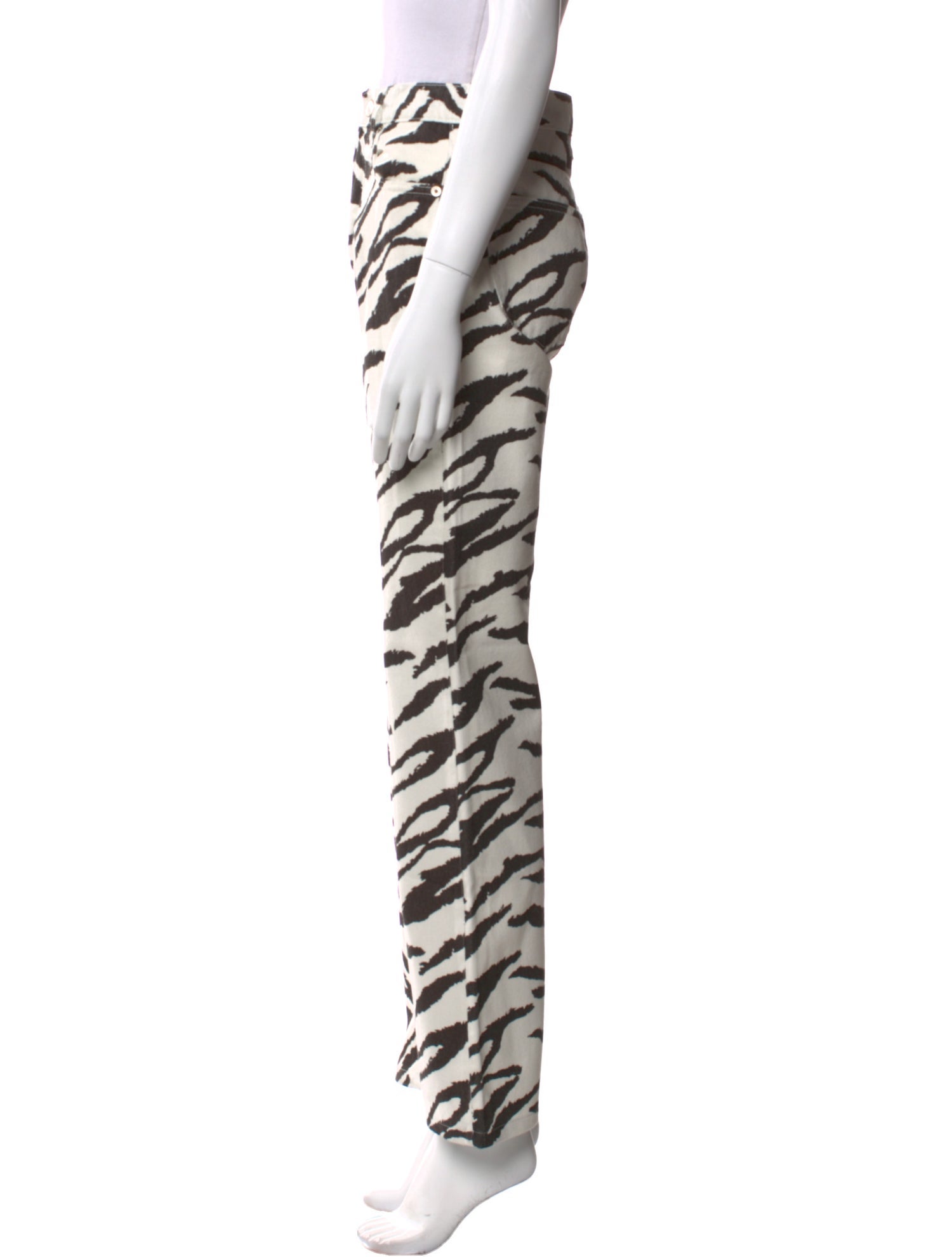 Reformation Animal Print Wide Leg Pants