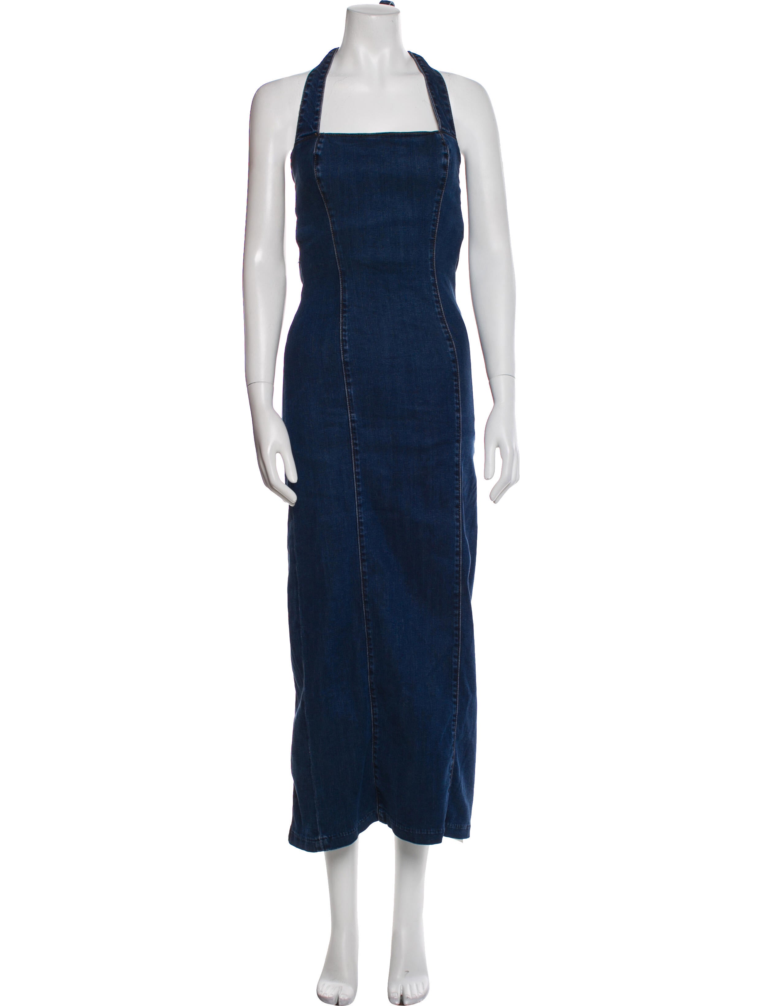 Reformation Halterneck Long Dress