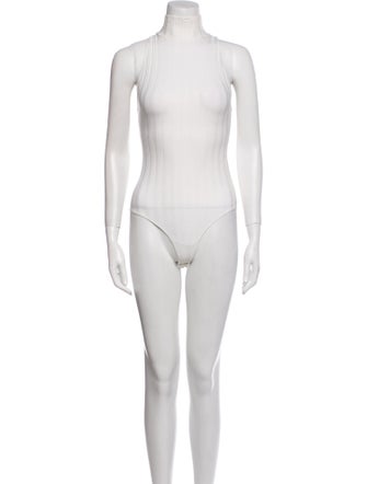 Reformation Turtleneck Sleeveless Bodysuit