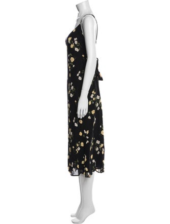 Reformation Floral Print Long Dress