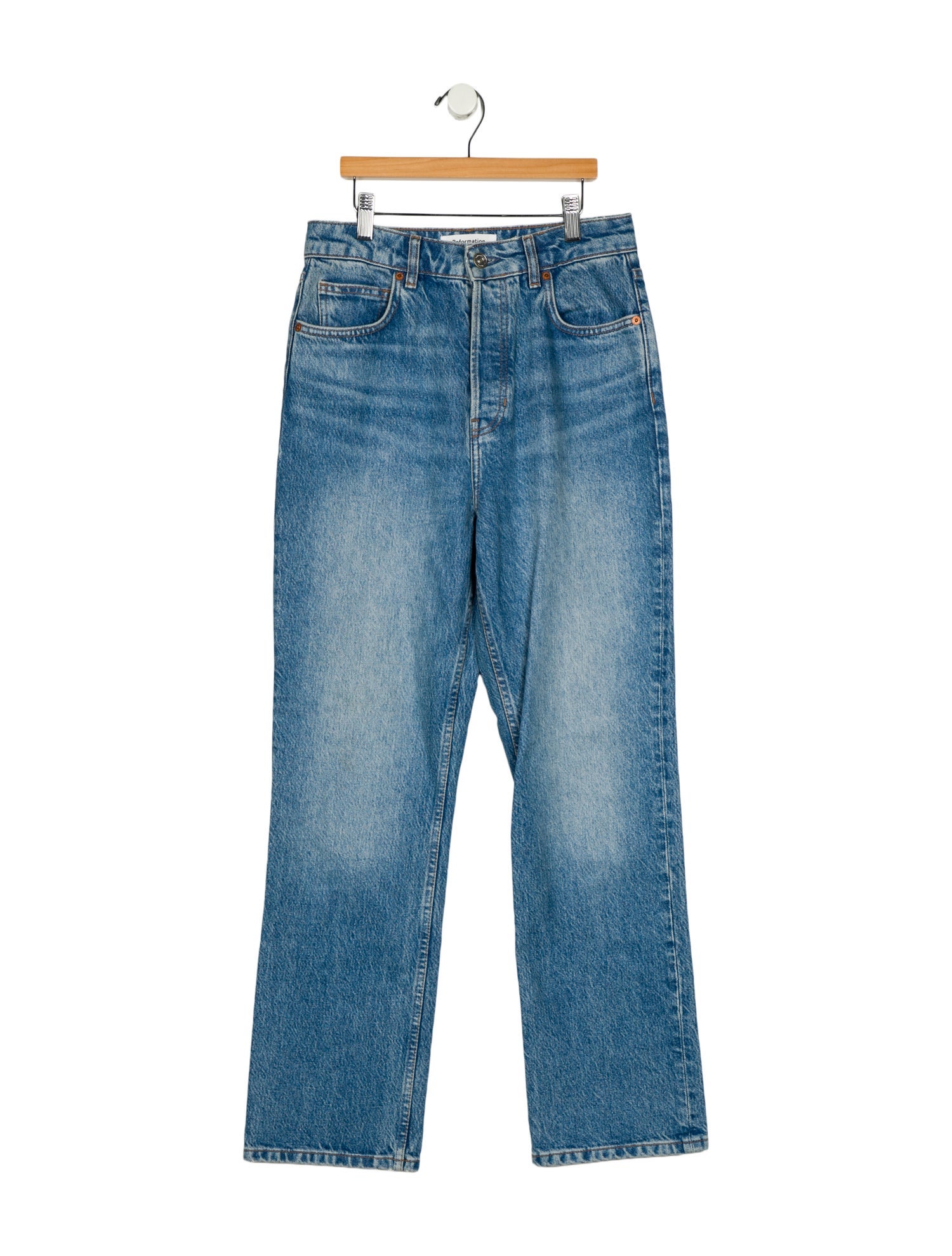 Reformation High-Rise Straight Leg Jeans