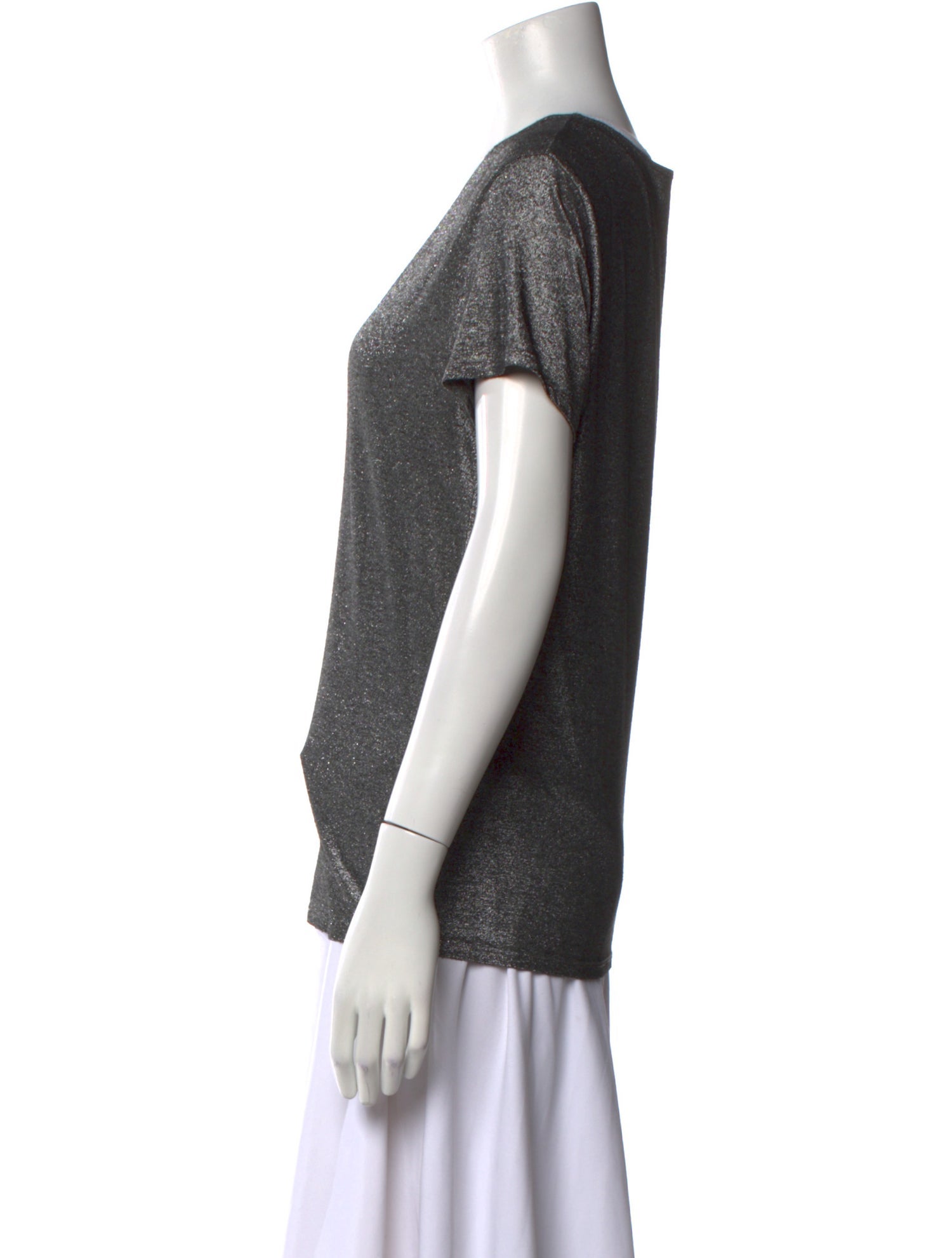 Reformation V-Neck Short Sleeve T-Shirt