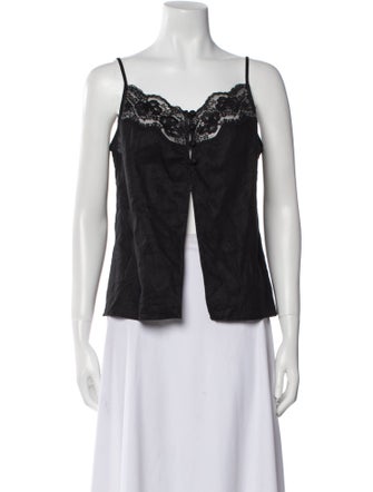 Reformation Linen Square Neckline Top