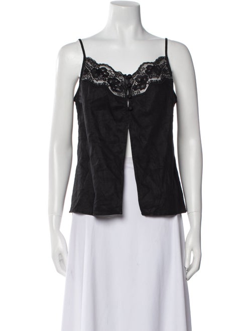 Reformation Linen Square Neckline Top