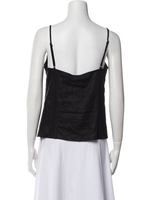 Reformation Linen Square Neckline Top