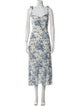 Reformation Floral Print Long Dress