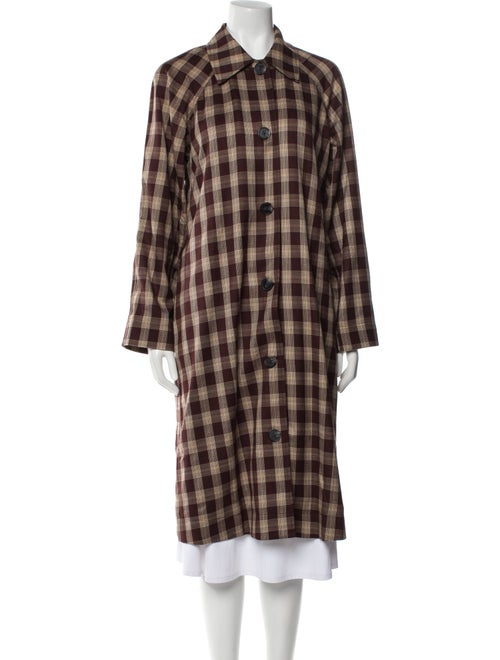 Reformation Plaid Print Coat