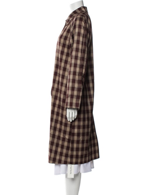 Reformation Plaid Print Coat