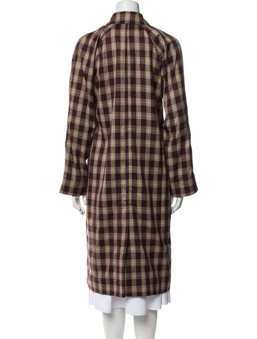 Reformation Plaid Print Coat