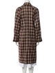 Reformation Plaid Print Coat