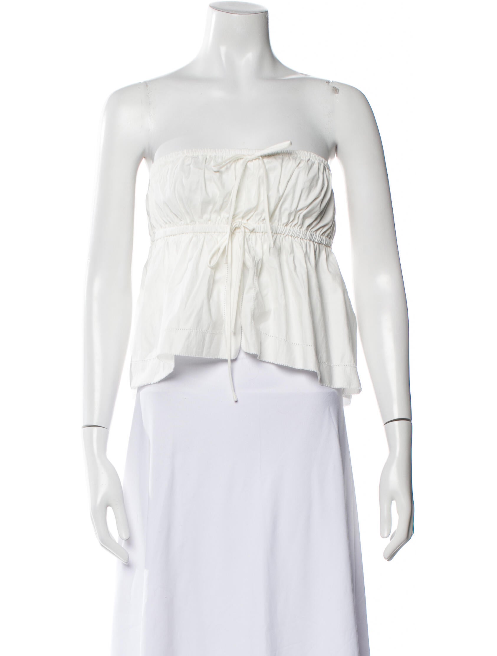 Reformation Strapless Crop Top