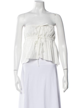 Reformation Strapless Crop Top