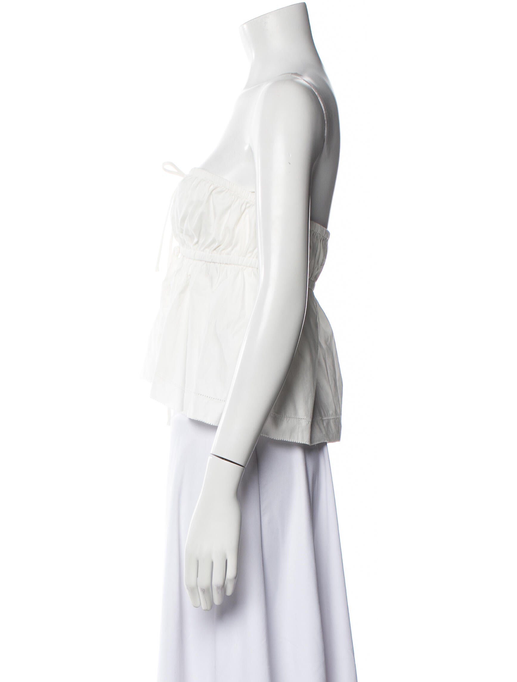 Reformation Strapless Crop Top