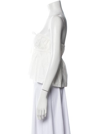 Reformation Strapless Crop Top