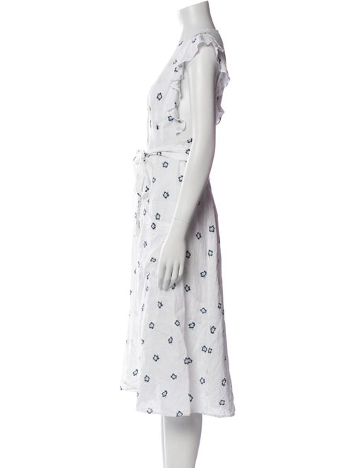 Reformation Linen Midi Length Dress