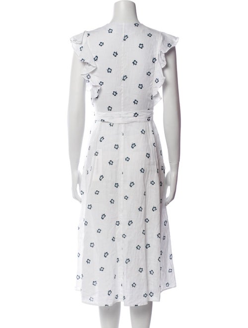 Reformation Linen Midi Length Dress