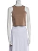 Reformation Crew Neck Sleeveless Crop Top