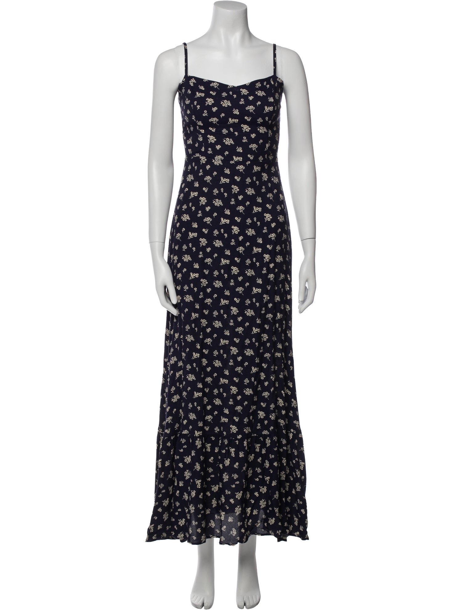 Reformation Floral Print Long Dress