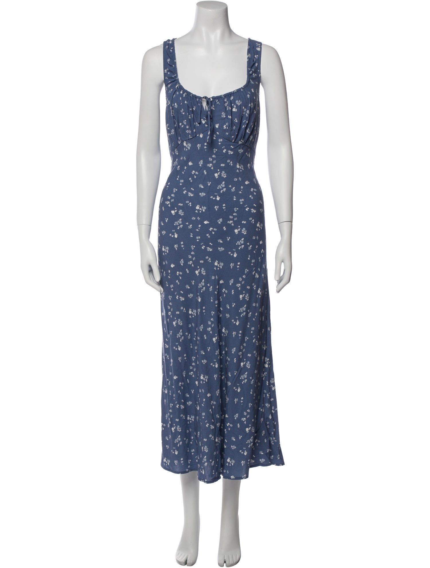 Reformation Floral Print Long Dress