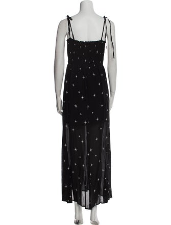 Reformation Printed Long Dress