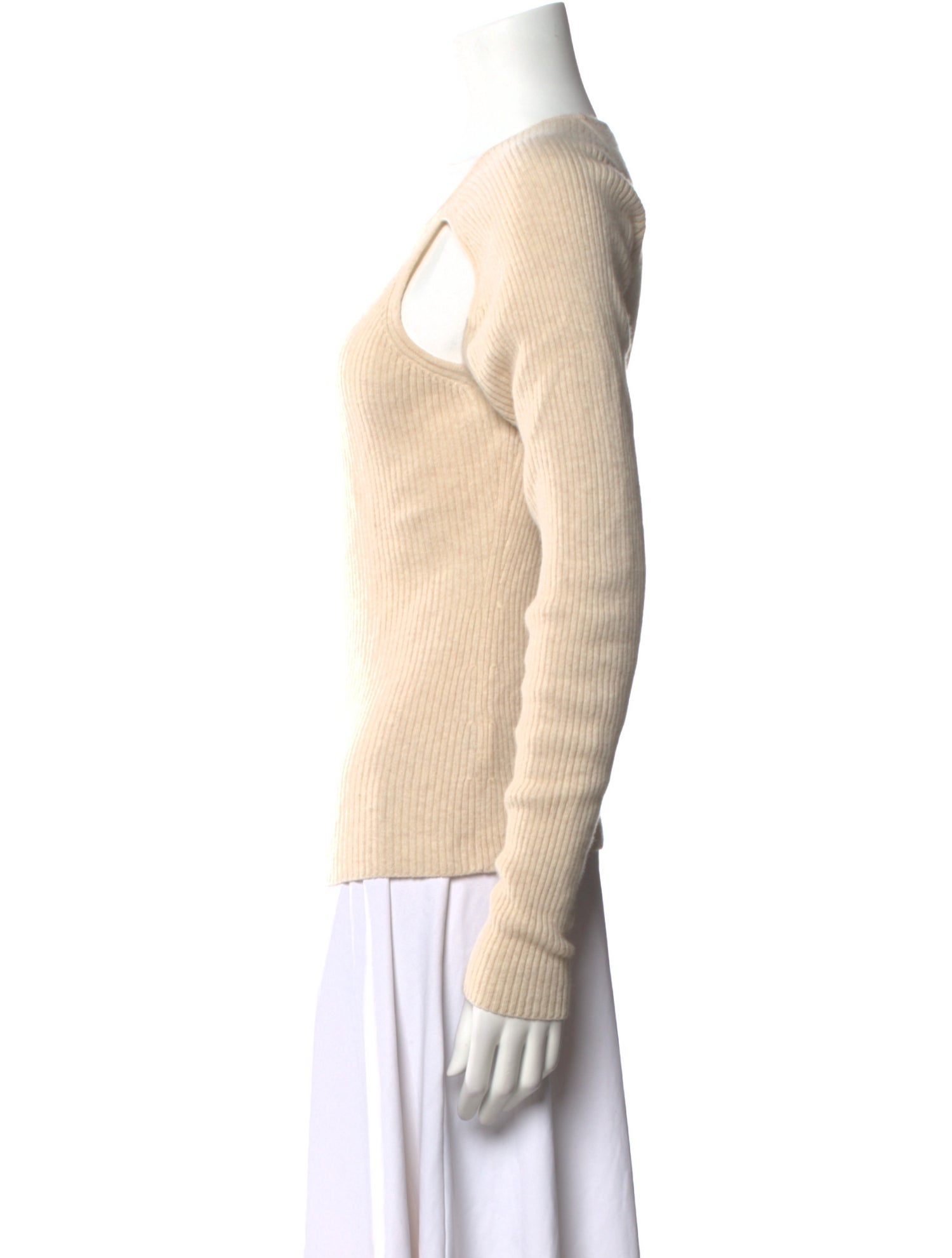 Reformation Cashmere Scoop Neck Sweater