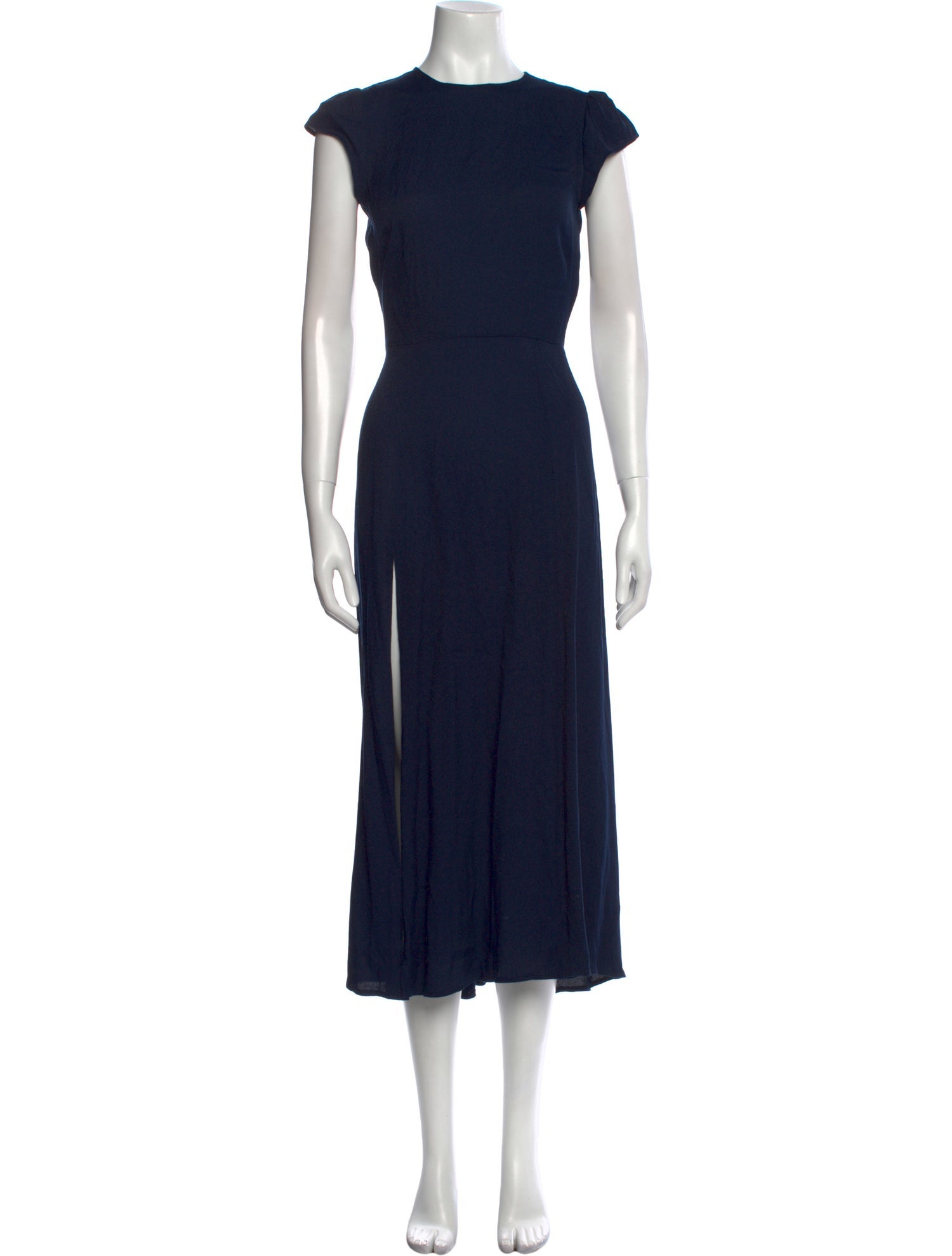 Reformation Crew Neck Midi Length Dress