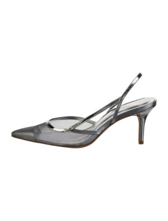 Reformation Mesh Slingback Pumps