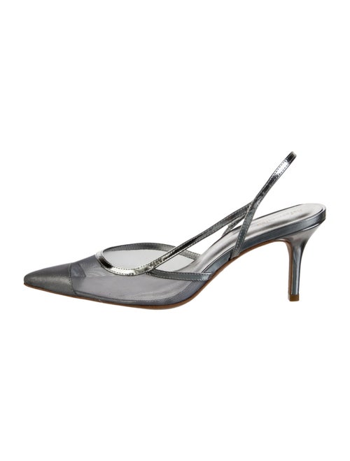 Reformation Mesh Slingback Pumps