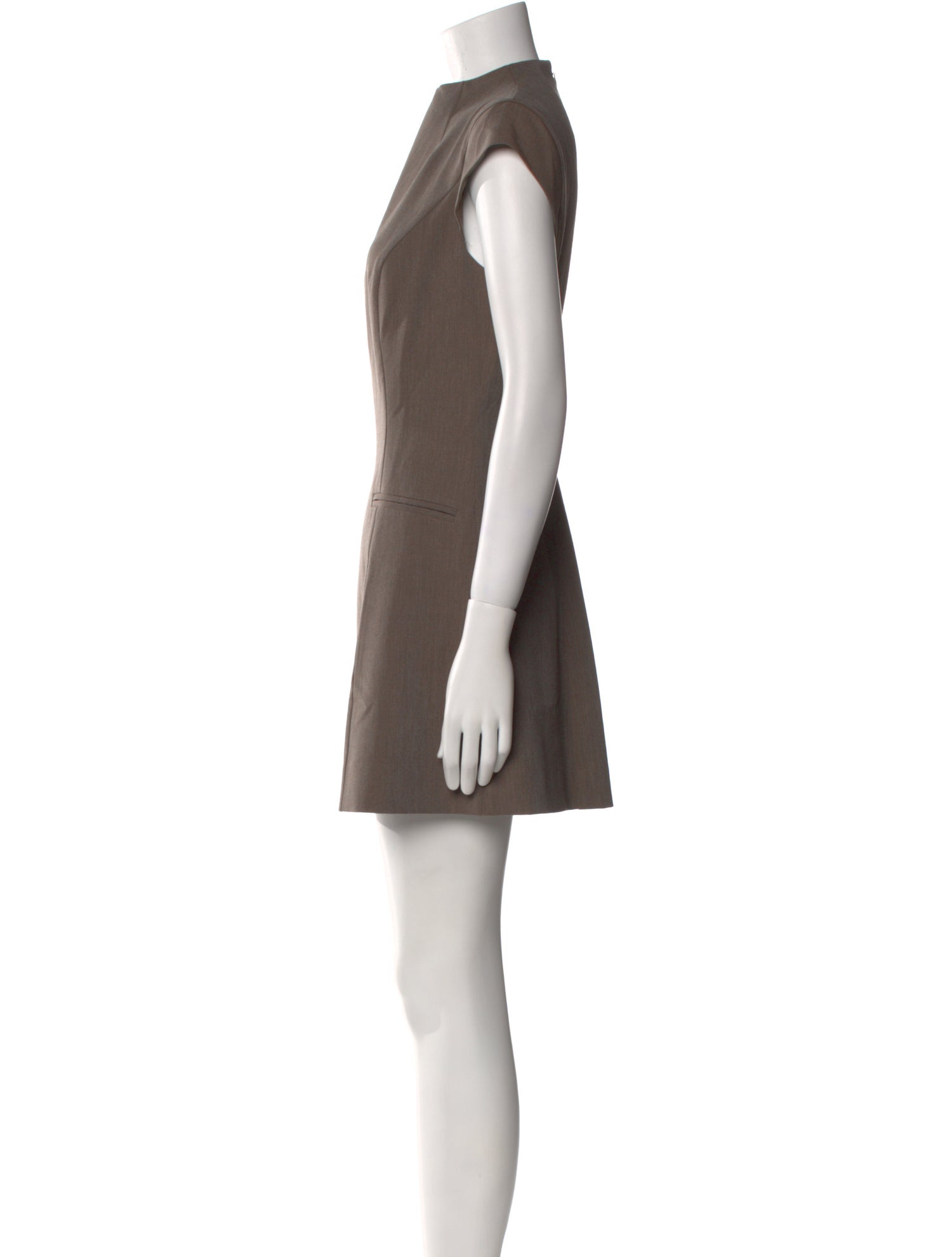 Reformation Mock Neck Mini Dress