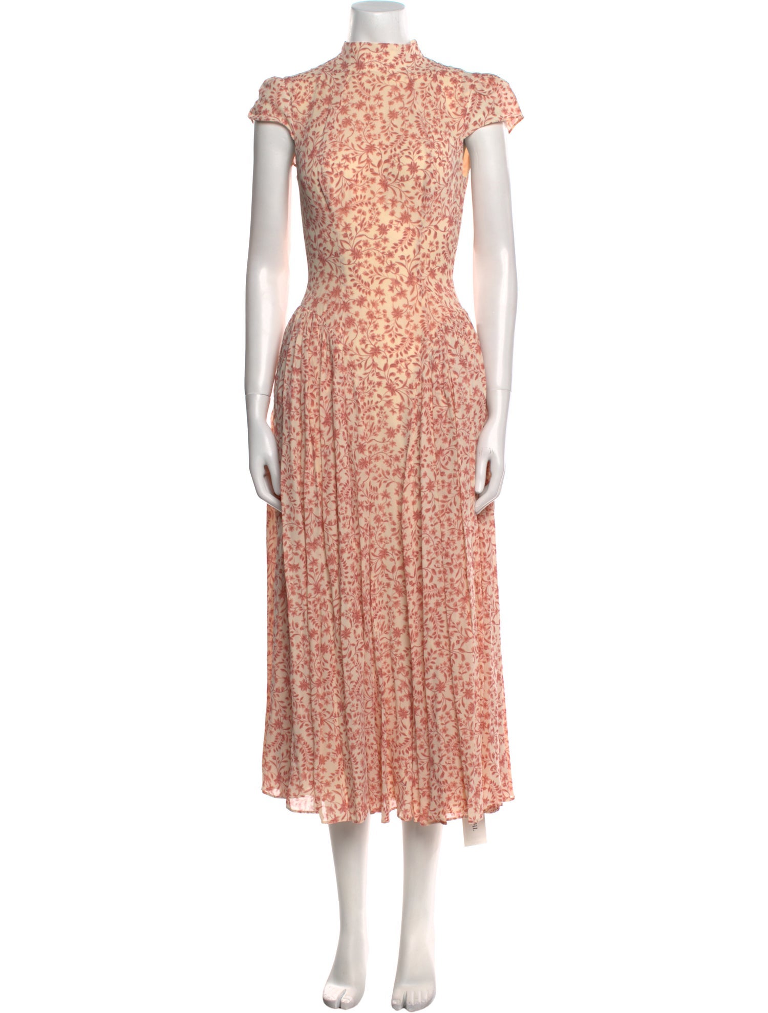 Reformation Floral Print Long Dress