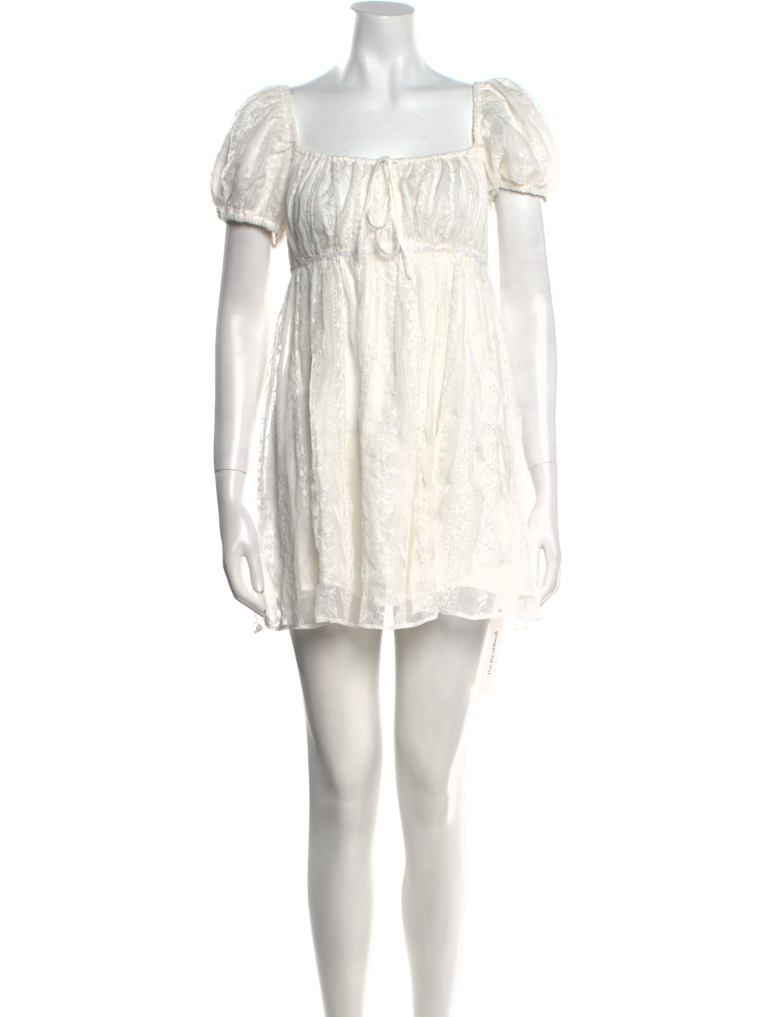 Reformation Square Neckline Mini Dress