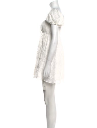 Reformation Square Neckline Mini Dress